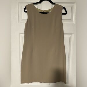 FLEUR BLEUE Tan Sleeveless Dress